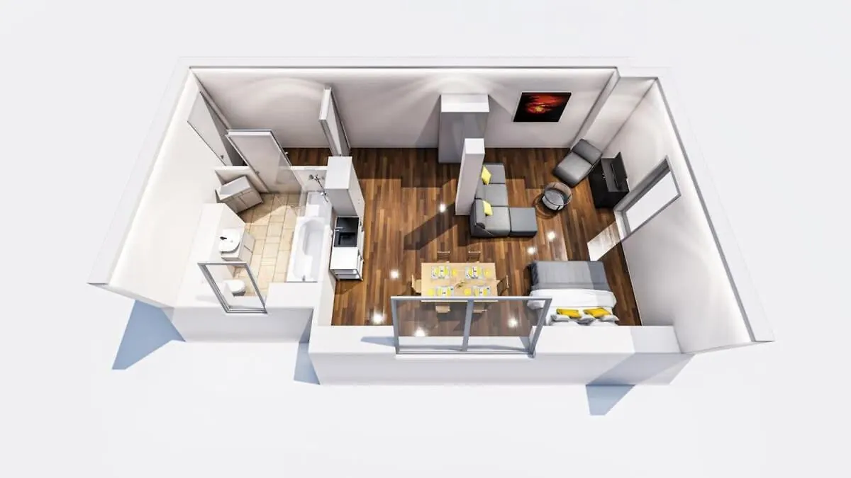 Urban Rooftop Apartment - Berlin Mitte - A C